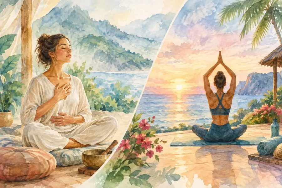 Breathwork Retreat Versus Yoga Holiday Compared