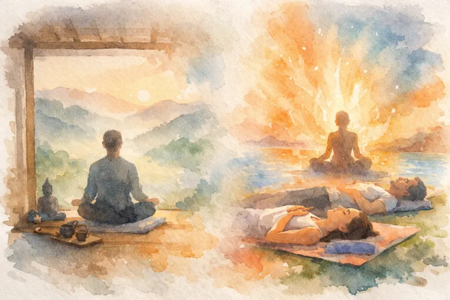 Silent Retreat Versus Breathwork Retreat